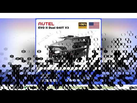 Autel Robotics EVO II Dual 640T V3 Thermal Drone, with 10 Different Thermal Color Palettes