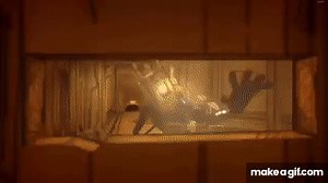 Bendy vs The Projectionist (Bendy And The Ink Machine Chapter 4) on Make a GIF