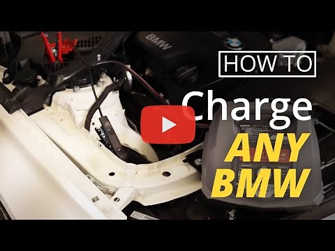 How To Charge Your BMW Battery For Coding (works for F30, F10, X3, X5 and more!)