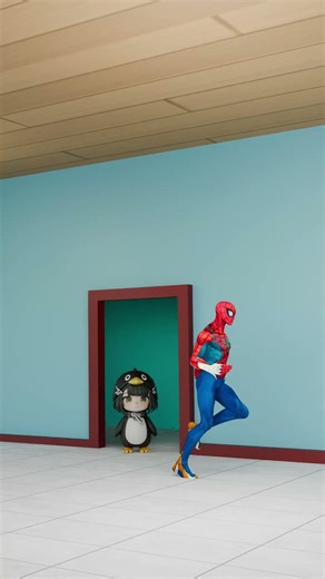 Spider-man running #spiderman #marvel #hulk #gta #shorts