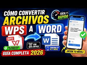 How to Convert WPS Files to Word Quickly and Easily (Complete Guide 2026)