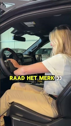 Weet jij welk merk en model deze auto is? 👀