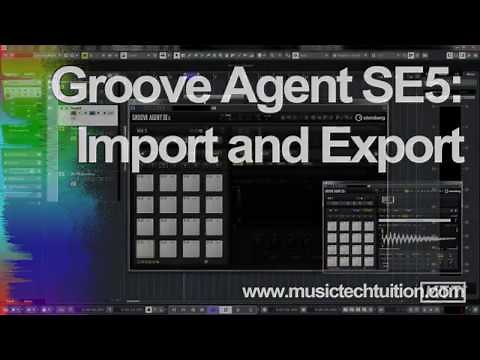 Groove Agent SE5: Import and Export