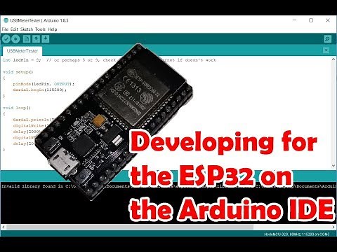 Programming an ESP32 with the Arduino IDE