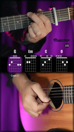 Stand by me - Easy Chords | TapStep Guitar #StandByMe #BenEKing #EasyChords #GuitarTutorial #song