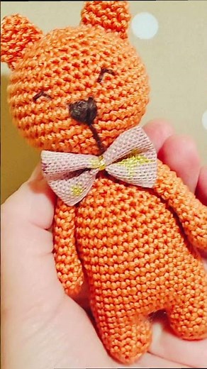 orsetto amigurumi animali uncinetto