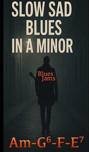 Slow Sad A Minor Blues Backing Track Practice Soloing and Improvising