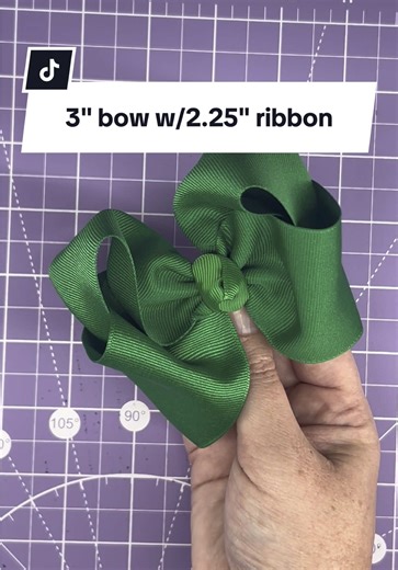 DIY 3-Inch Bow with 2.25-Inch Ribbon