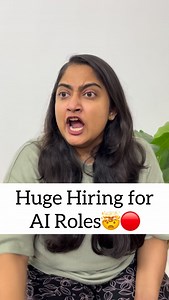 Hiring on AI roles🔴 #coding #softwareengineers #software | Nandhini Raja