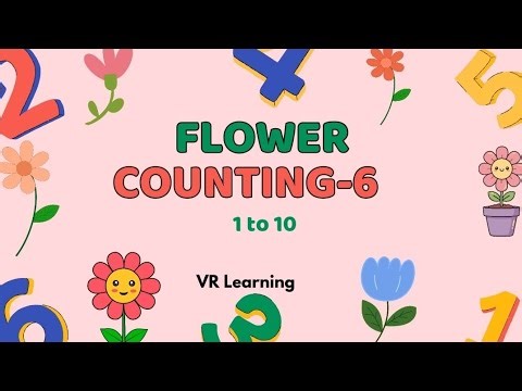Flower counting 1 to 10 || Counts Flower to 10 || Learn counting fun and easy way || #counting