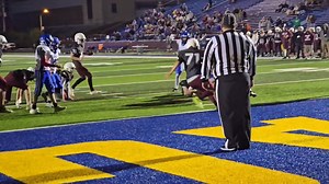 The two best plays from the 8th grade EKC Championship game Thursday night at MSU. Ty Simons scrambles to find Griffin Harmon in the endzone to bring the Jackets within 2 with less than 30 seconds left in the game. Then West Carter's defense with a huge stop in the two point conversion that would have tied it up. And some great sportsmanship by the Comets at the end of the play. These kids left it all on the field last night and was some of the best football we've been a part of. Great kids, gre