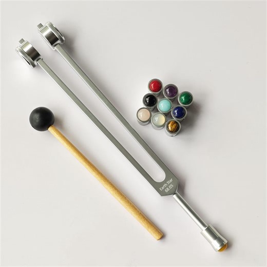 68.05hz Weighted Tuning Fork With Gem Foot - Etsy