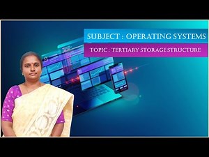 LEC33| Operating Systems | Tertiary Storage Structure by Mrs. P. Nishitha