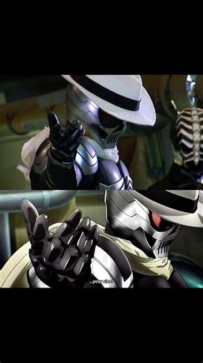2010 Kamen Rider Skull (仮面ライダースカル) And 2024 Fuuto Pi Henshin Comparison 2! #tiktok #foryoupag #reels #anime #仮面ライダー
