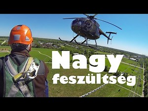 Aerial helicopter lineman - 428