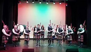 4th Clip of the William Kerr Memorial Pipe Band at the The County Armagh Drum Majors Class Concert sent to us by Ally Kerr | We Love Pipe Bands
