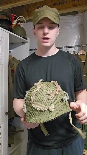 Did infantry units use Airborne Scrim in WW2?? #army #wwii #militaryhistory #ww2 #history