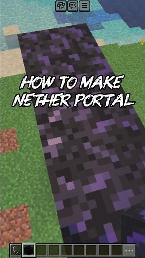 “How To Make A Nether Portal In Minecraft”