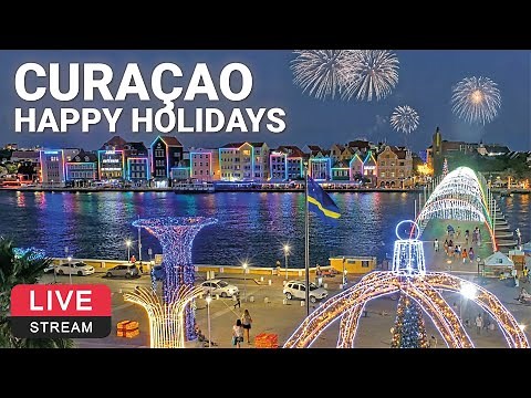 The Swinging Bridge - Curacao World Heritage 🎄🛳️✨ Live Cam