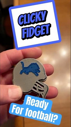 A Tinkercad Clicky Football Helmet Fidget Make Any Team Easy Steps