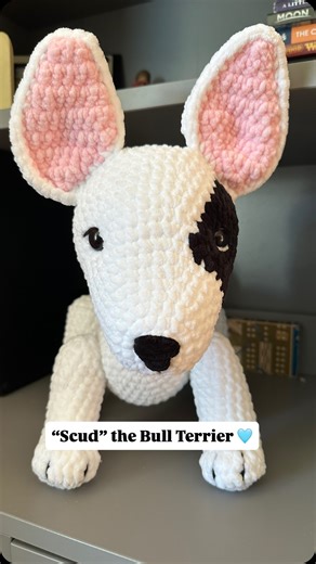 Meet “Scud” the Bull Terrier  this cutie was another custom order...