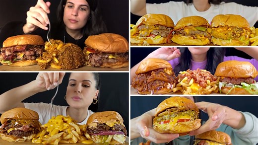 410K views · 6.4K reactions | BURGERS & FRIES COMPILATION MUKBANG | ASMR | EATING SOUNDS #asmreating #mukbangers #eatingsounds | ASMeri Eats | Facebook