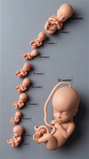 Baby Growth Week by Week | Science-Based Fetal Development|Pregnancy Week by Week Baby Growth|3D