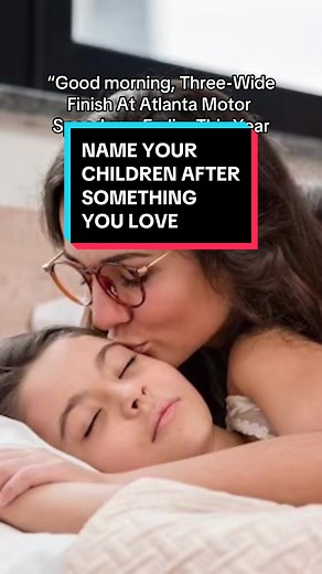 It's a beautiful name TBH. #NASCAR