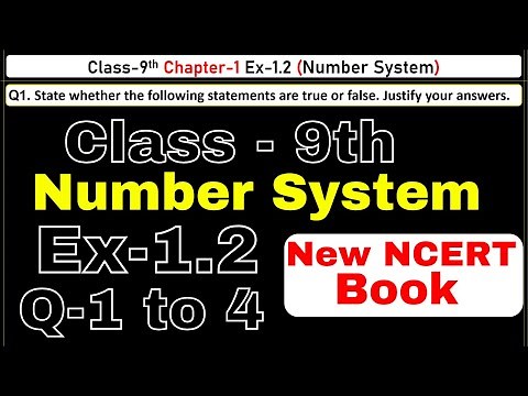Class 9 Maths | Ex 1.2 Chapter 1 | Number System | CBSE NCERT | Exercise 1.2 | New Syllabus 2024-25