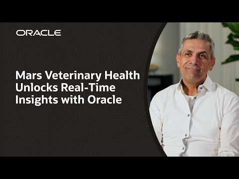 Mars Veterinary Health Revolutionizes Pet Care with Oracle Autonomous Database