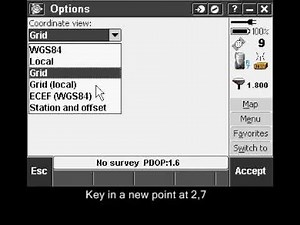 Local Transformations in Trimble Access
