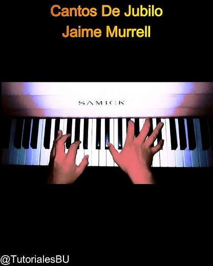 Cantos De Jubilo - Jaime Murrell - Tutorial Piano"acordes y melodia" Nivel FACIL-Principiante