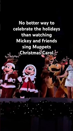 Mickey Mouse Sings Muppet Christmas Carol #disneyworld #christmas #muppets