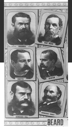 The 1880s marks the Second Bustle Era. A bustle is a cage or padding worn over the buttocks to make the rear of a dress project outward. They were designed to help skirts maintain their shape throughout the day and help carry bulky fabric gathered at the back of a dress. Bustles reached their largest proportions in the mid-1880s before falling out of fashion. Day dresses featured as many trimmings as evening gowns – lace, ribbons, bows, etc., and velvet was a popular fabric for winter dresses. S
