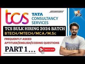 TCS NQT Preparation 2024 Part 1 | Aptitude, English & Coding Questions & Answers in Telugu | FLM