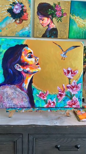 New nature-inspired painting – contemporary art showcase