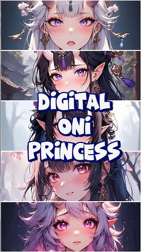 Top 5 Daily AI Waifu | Digital Oni Princess | AI Waifu | Digital Waifu | AI Anime | AI Generated