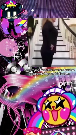 Lady's Stair Shuffle Fail: Dance Trend Gone Wrong