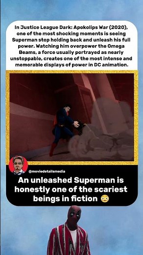 Justice League Dark: Apokolips War (2020) Superman Stopped Holding Back 😳⚡