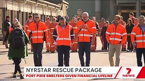 Port Pirie has been thrown a major lifeline with a multi-million-dollar rescue package for the city's struggling smelter. It will shore up operations, potentially saving hundreds of jobs. Download the 7NEWS app: https://7news.link/7NEWSapp #saparli #7NEWS | 7NEWS Adelaide
