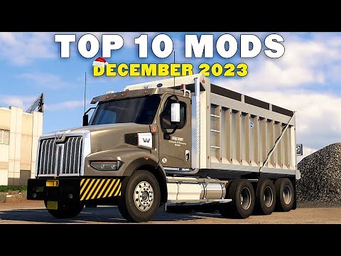 TOP 10 ATS MODS - DECEMBER 2023 | American Truck Simulator Mods.