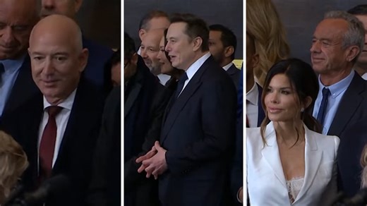 Elon Musk, Jeff Bezos, and Lauren Sanchez Among Guests at Inauguration
