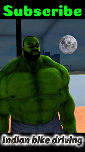 Hulk's Fight with Alien 😱 Indian bike driving 3d #short #gta #viral #indianbikedriving3d
