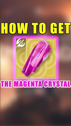 How to Get the Magenta Crystal for the Praxic Blade? #destiny2