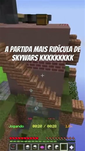 ESSE ERA O REI DO JOGO?? KKKKKK - #minecraft #shorts #minecraftshorts #skywars #hypixel #pvp #gaming