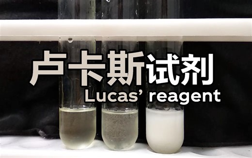 【化学实验】如何鉴别醇的级数：Lucas试剂