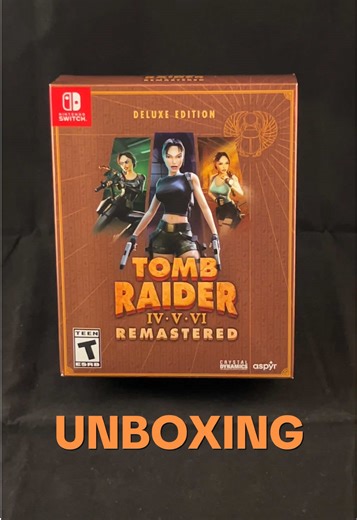 Unboxing Tomb Raider 4-5-6 Deluxe Edition