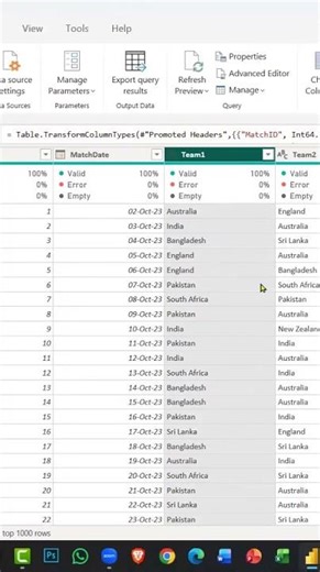 Power Query Tips and Tricks! How to use Column Quality in Power Query