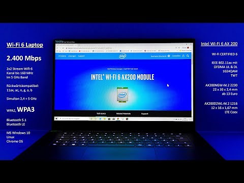Intel Wi-Fi 6 AX200: Laptop auf WLAN 11ax nachrüsten