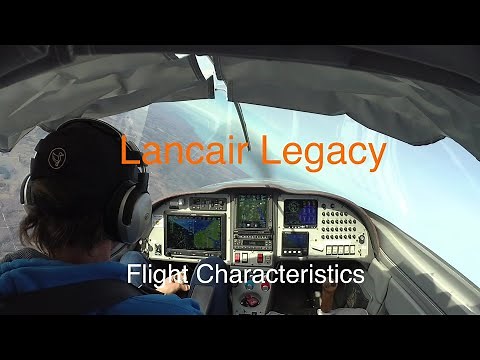 Flight Characterisics - Lancair Legacy RG